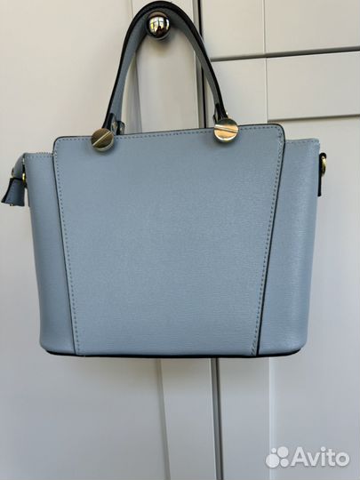 Сумка голубая Vera Pelle