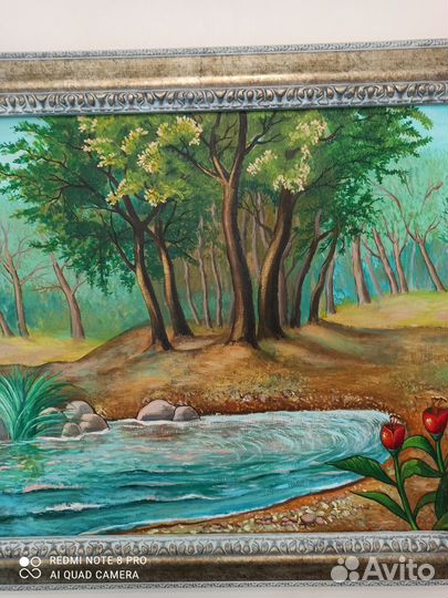 Картина маслом на холсте пейзаж