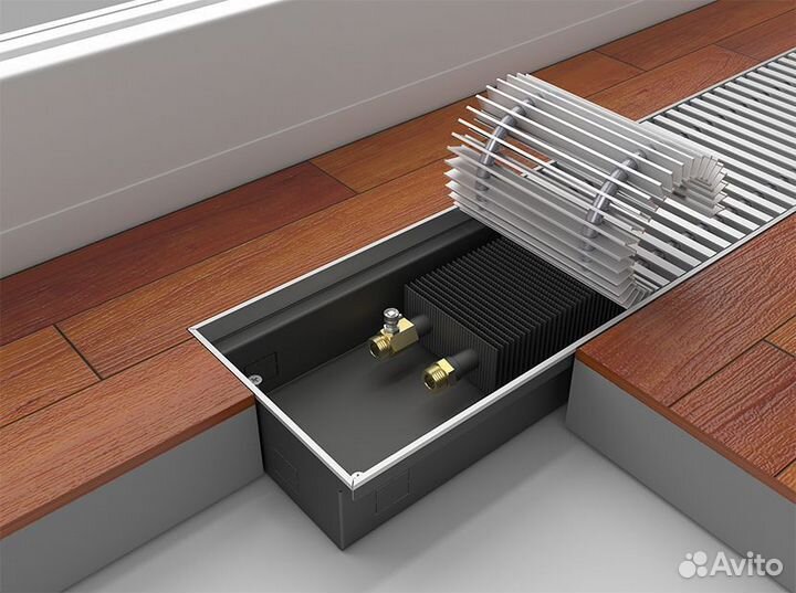 Конвектор внутрипольный без вентилятора Royal Ther