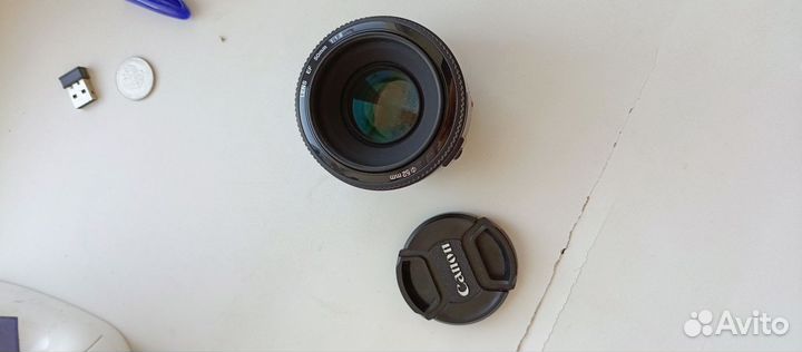 Объектив canon 50mm 1 8