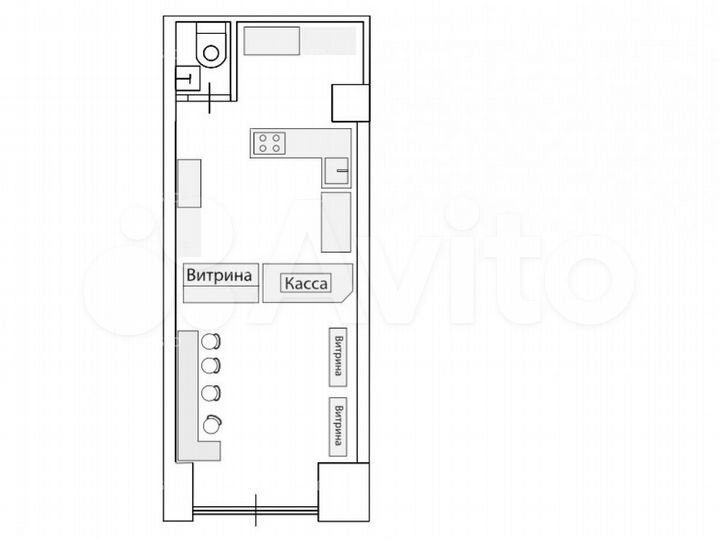Продам торговое помещение, 23.4 м²