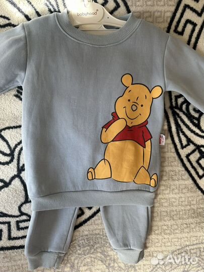 Костюм Винни на флисе 18-24м