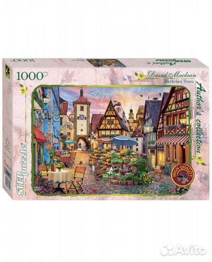 Пазлы 1000 деталей step puzzle Баварский городок