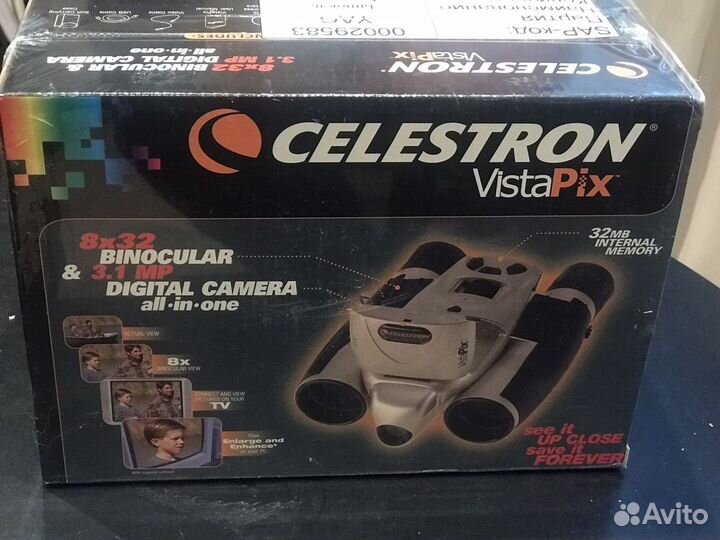 Celestron 8x32 vistapix бинокль и цифровая камера