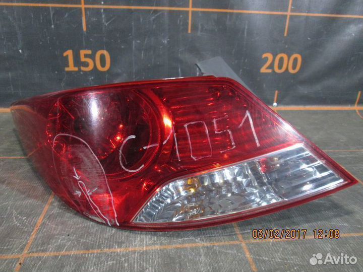 Фонарь левый - Hyundai Solaris