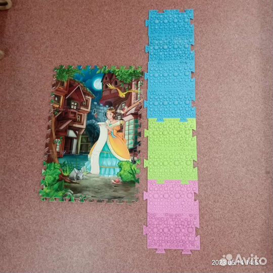 Ортопедический коврик и пазл