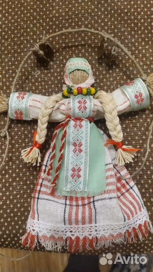 Птица счастья, оберег славянский, кукла Богатушка