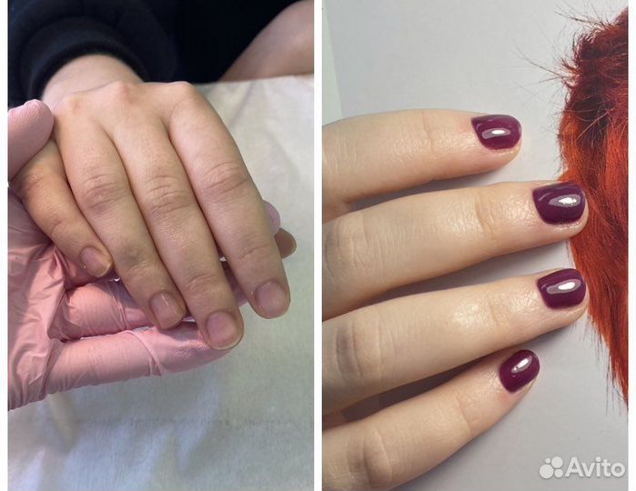 Маникюр с покрытием гель-лаком