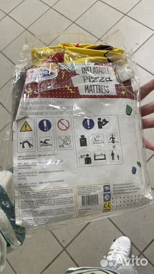 Надувной матрасс Пицца