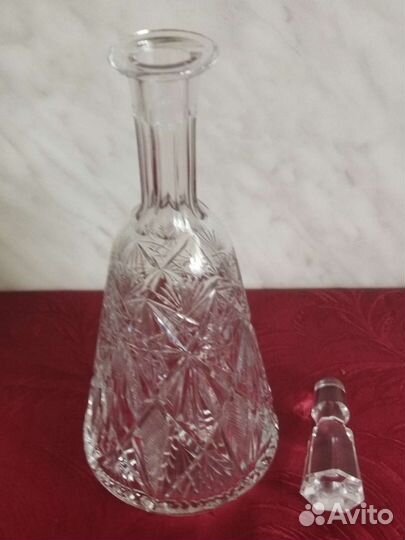Графины и кувшин хрустальные СССР и чсср