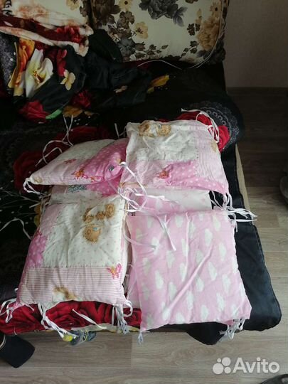 Бортики в детскую кроватку 12 шт