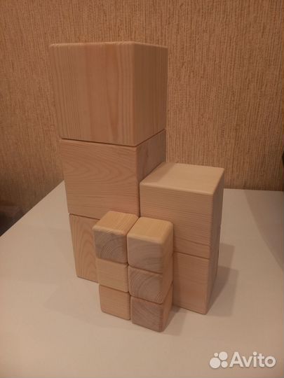 Деревянные кубики