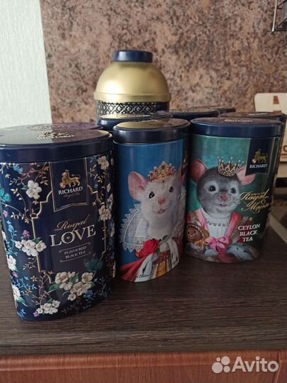 Жестяная банка из под чая