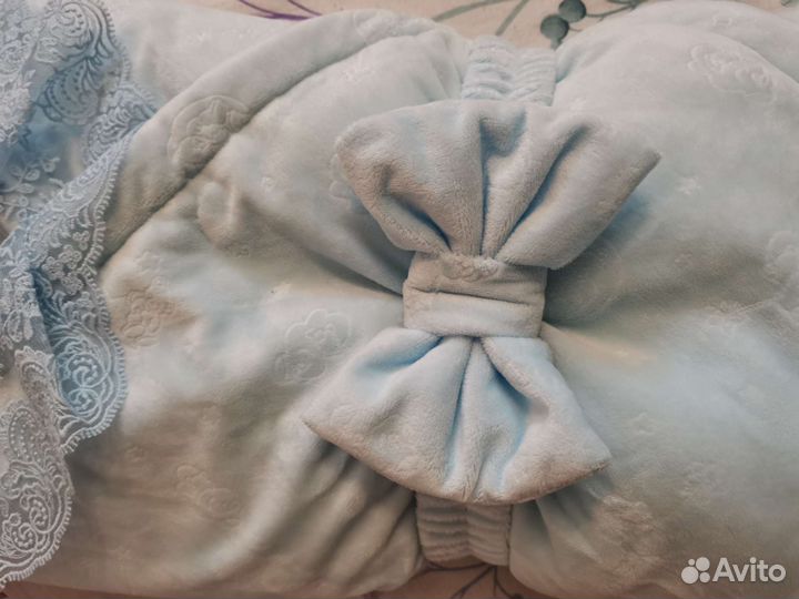 Комплект на выписку для мальчика зимний