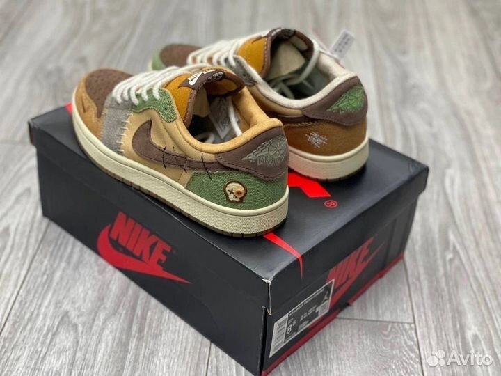 Кроссовки Nike Air Jordan 1 low Voodoo Luxe