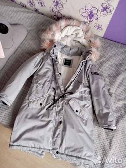 Куртка зимняя на девочку 140 Остин