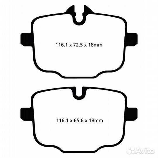 EBC тормозные колодки BMW M3/M4 (G80/G82)