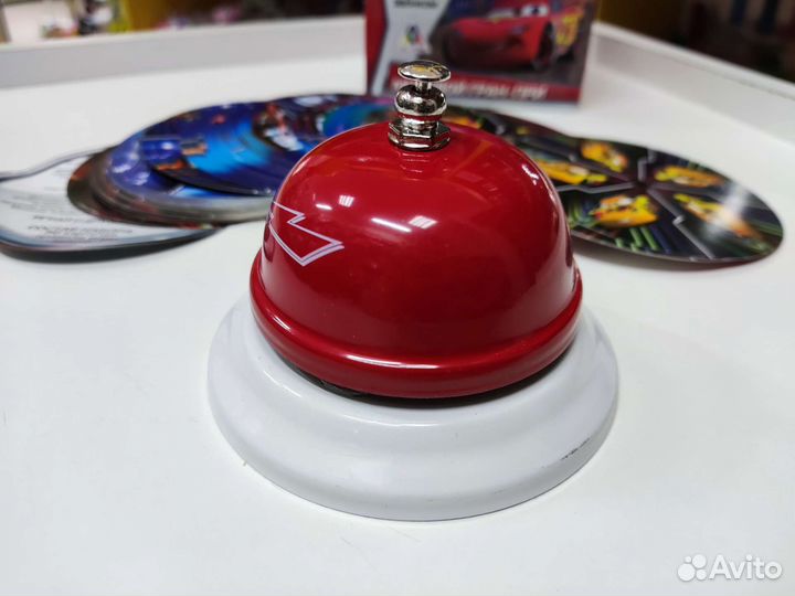 Игра настольная со звонком Тачки 5+