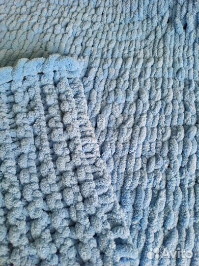 Плед вязаный