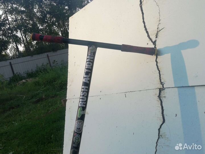 Трюковой самокат бу rush action