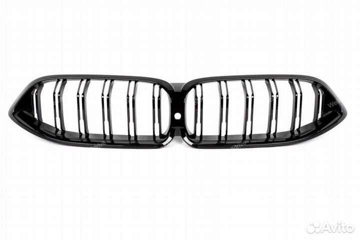 Решетка радиатора BMW 8 G14 G15 G16 M стиль черн