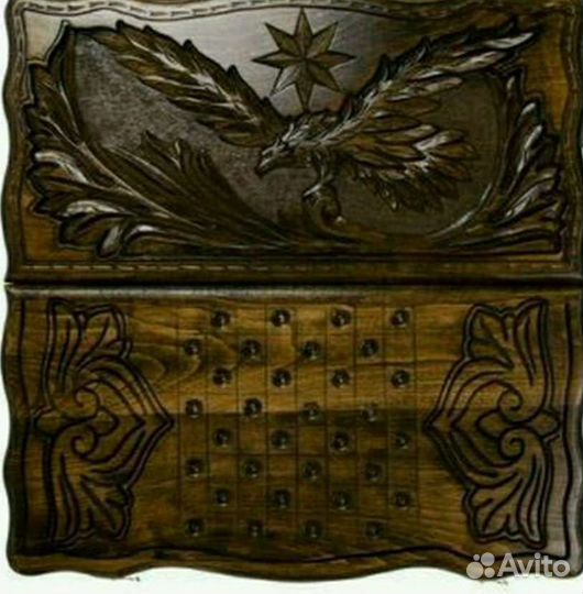 Нарды ручной работы резные
