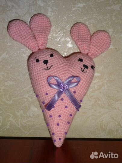 Валентинка / Сердечный Зай - ручная работа