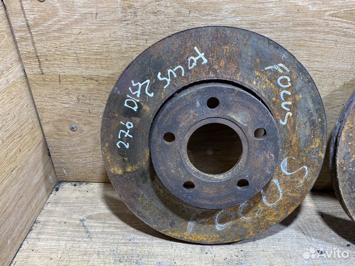 Комплект передних тормозных дисков Focus 2 D155