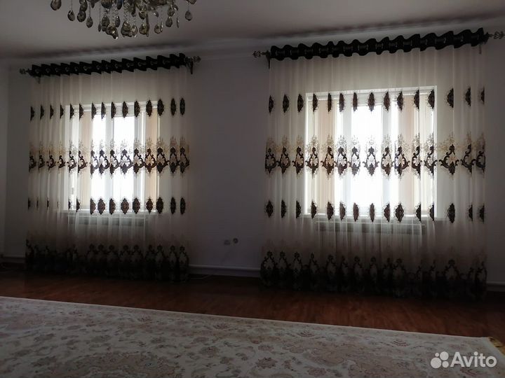 Комплект шторы и тюль бу