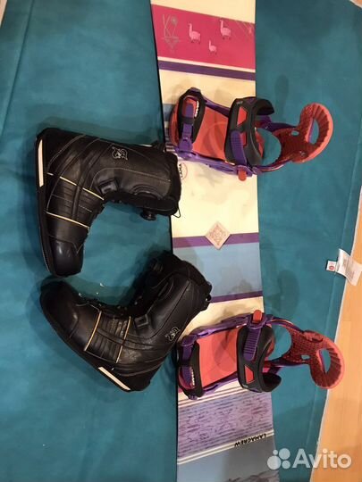 Сноуборд 154 крепления боты