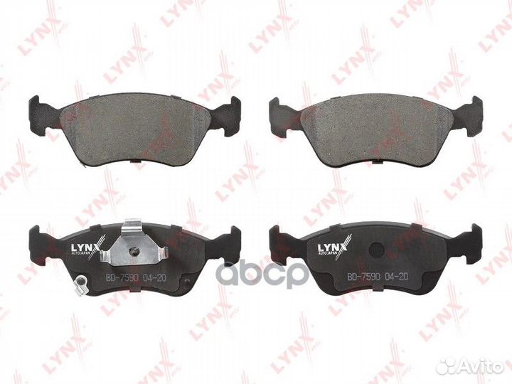 Колодки тормозные дисковые перед BD7590 LYN