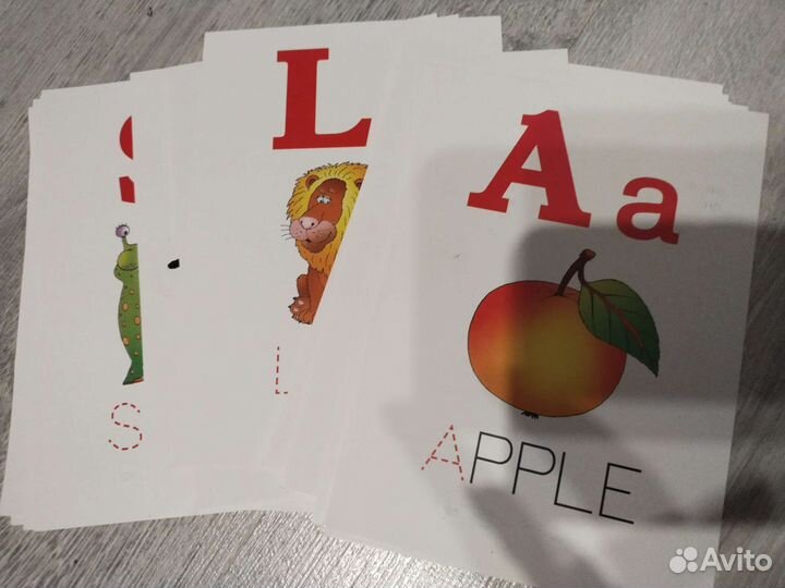 Карточки английский алфавит