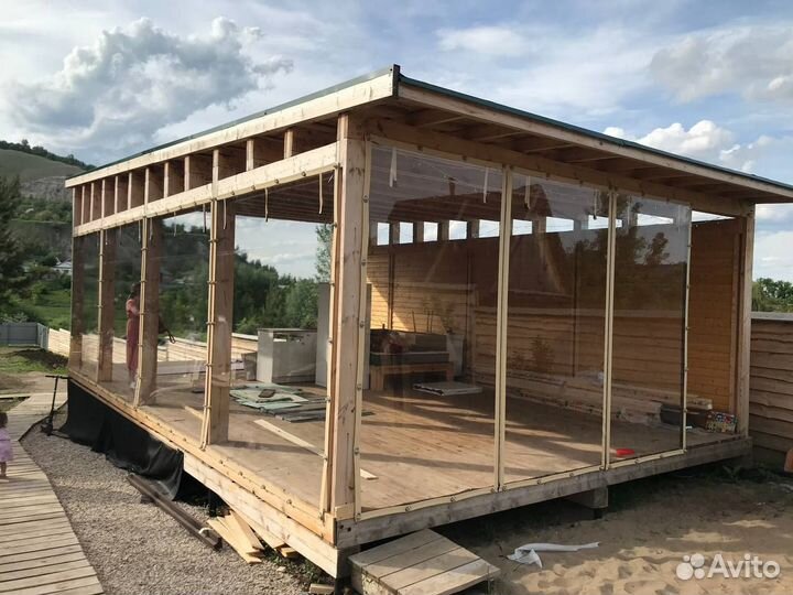 Мягкие окна из пвх для ресторанов и кафе