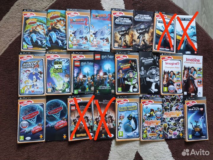 Обложки и инструкции для игр PSP