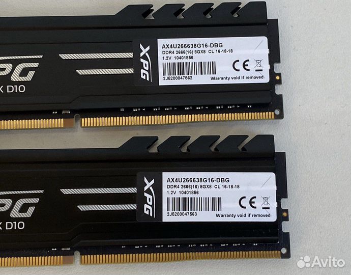 Оперативная память DDR4 HyperX / XPG / 16GB