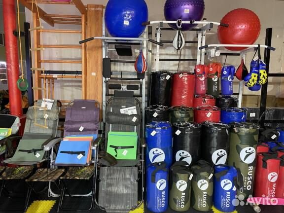 Набор для бокса rusco sport к/з черн-красн 6oz