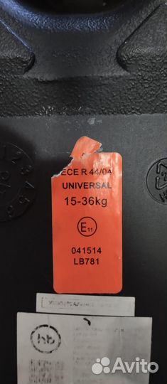 Автокресло бустер от 15 кг до 36