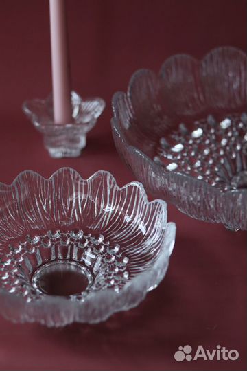 Хрстальная ваза (блюдо, конфетница)