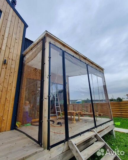 Мягкие окна для беседок с гарантией