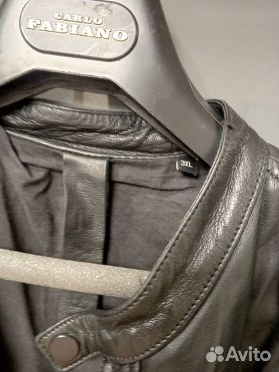 Кожаная куртка мужская весна осень