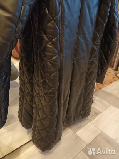 Куртка зимняя из натуральной кожи размер 44