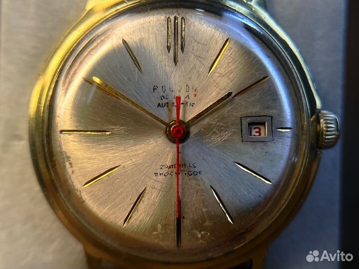 Poljot De Luxe Automatic AU20 СССР автоподзавод
