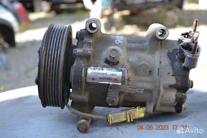 Компрессор кондиционера peugeot 206