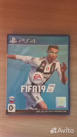 Диск Fifa 19 на ps4