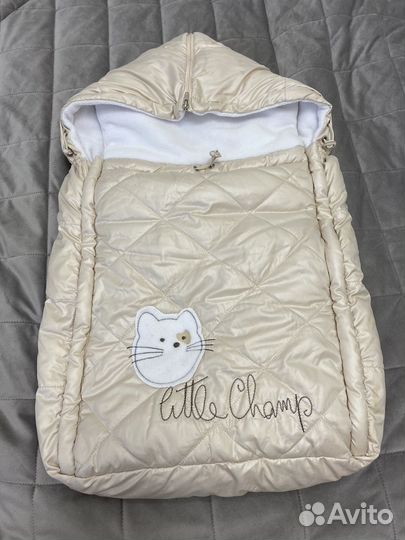 Конверт на выписку в коляску зимний