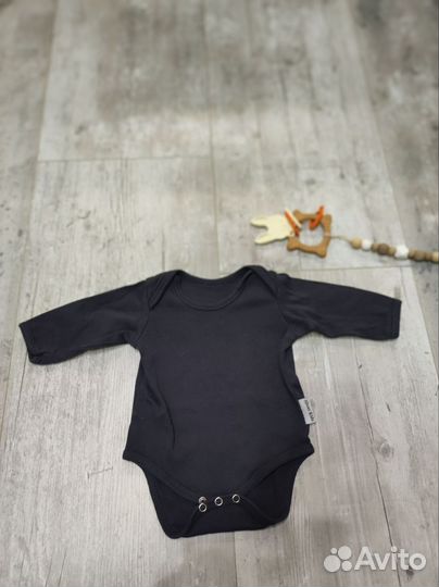 Боди с длинным рукавом 62-68