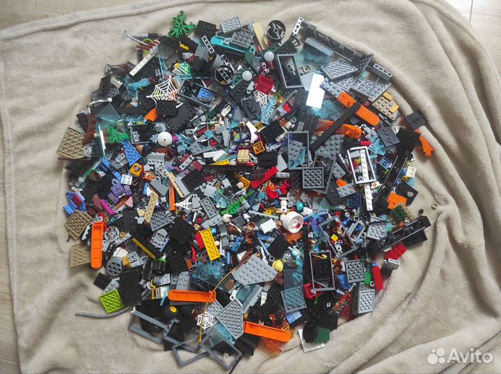 Лего детали, аксессуары, оружие, прически