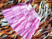 Юбка праздничная, юбка нарядная, юбка розовая