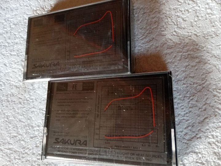 Аудиокассеты новые запечатанные sakura 2шт