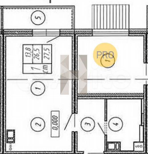 Квартира-студия, 27,5 м², 8/17 эт.